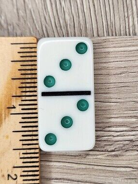 3:3 Replacement Domino Large Dot Shiny Color 1½ X ¾ X ¼ Dominoes